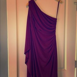 Purple jersey evening dress(worn once)